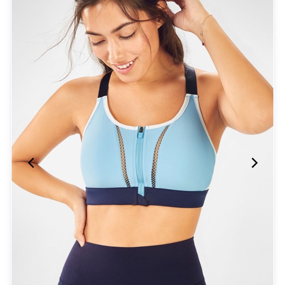 Fabletics Zoe High Impact Sports Bra Sz L